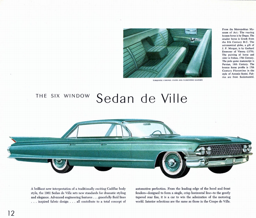 1961 Cadillac Prestige Brochure Page 21